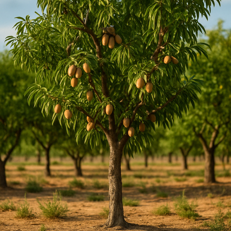 Picture of Almond tree on landscape